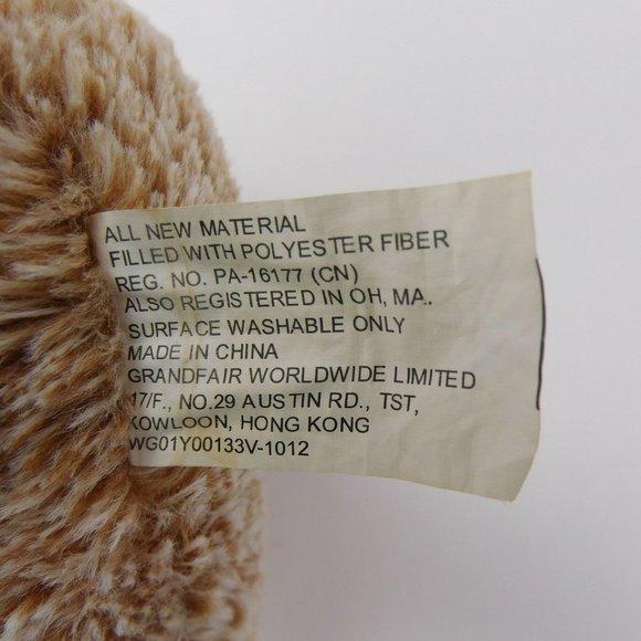 Monkey Gorilla Ape Plush 7.5" Holding Heart "Love" Stuffed Animal - Picture 7 of 7